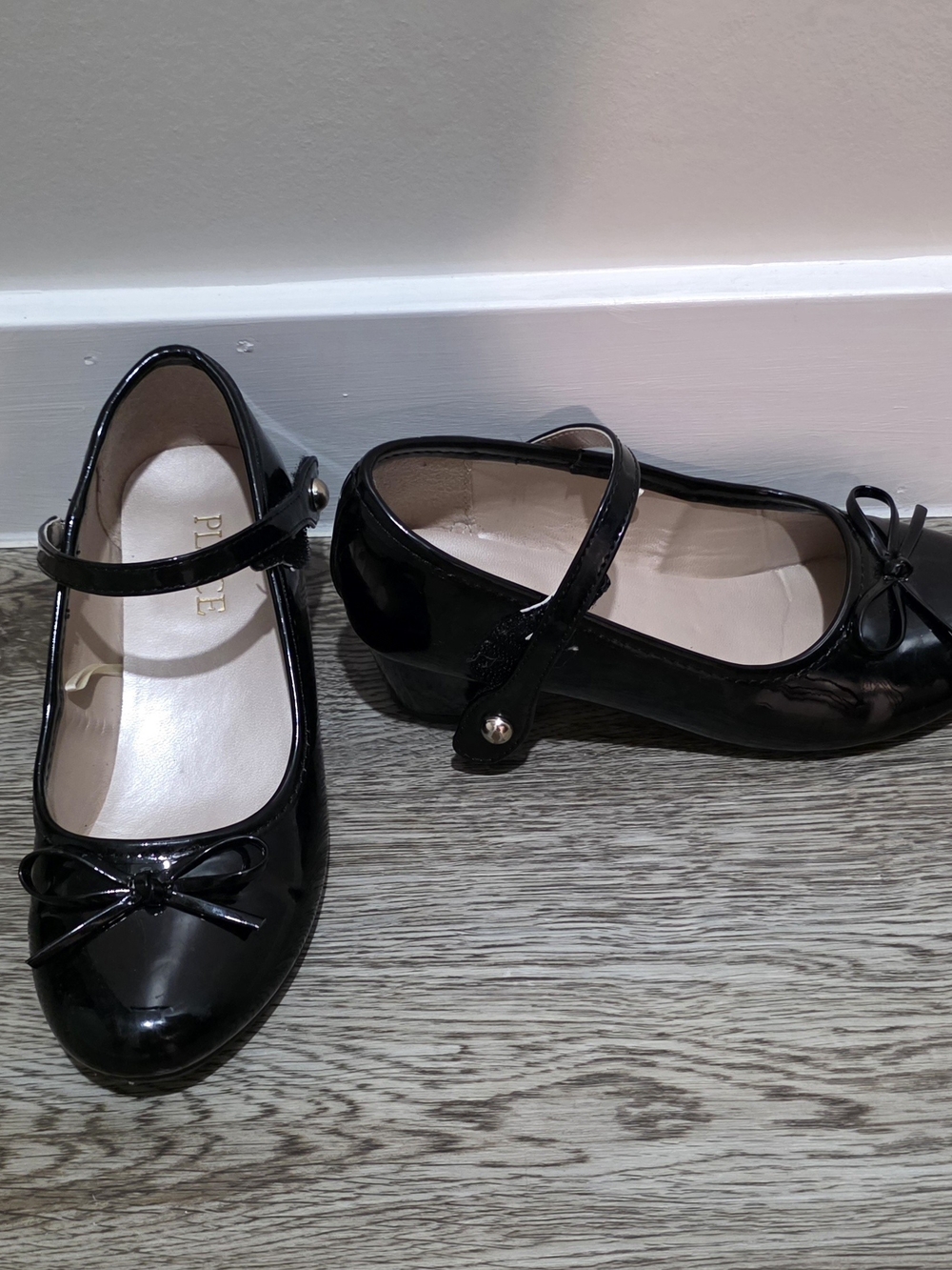 Patent Mary Jane Kids Shoes - Black
